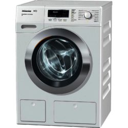 Miele WKR771 A+++-40% 9kg 1600 Spin Washing Machine in White with Chrome Door